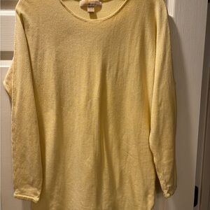 Michael Kors Spring Yellow Lightweight Sweater